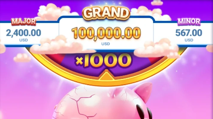 Piggy Tap Şans Çarkını Aktifleştir.